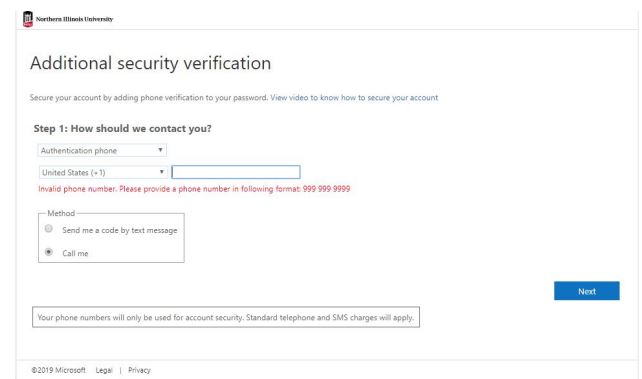 Microsoft Authenticator App setup